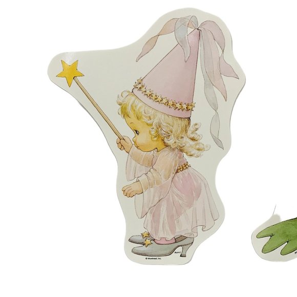 Vintage Morehead Paper Cutouts Halloween Kids Playing Dress Up Wall Decor - Picture 2 of 7